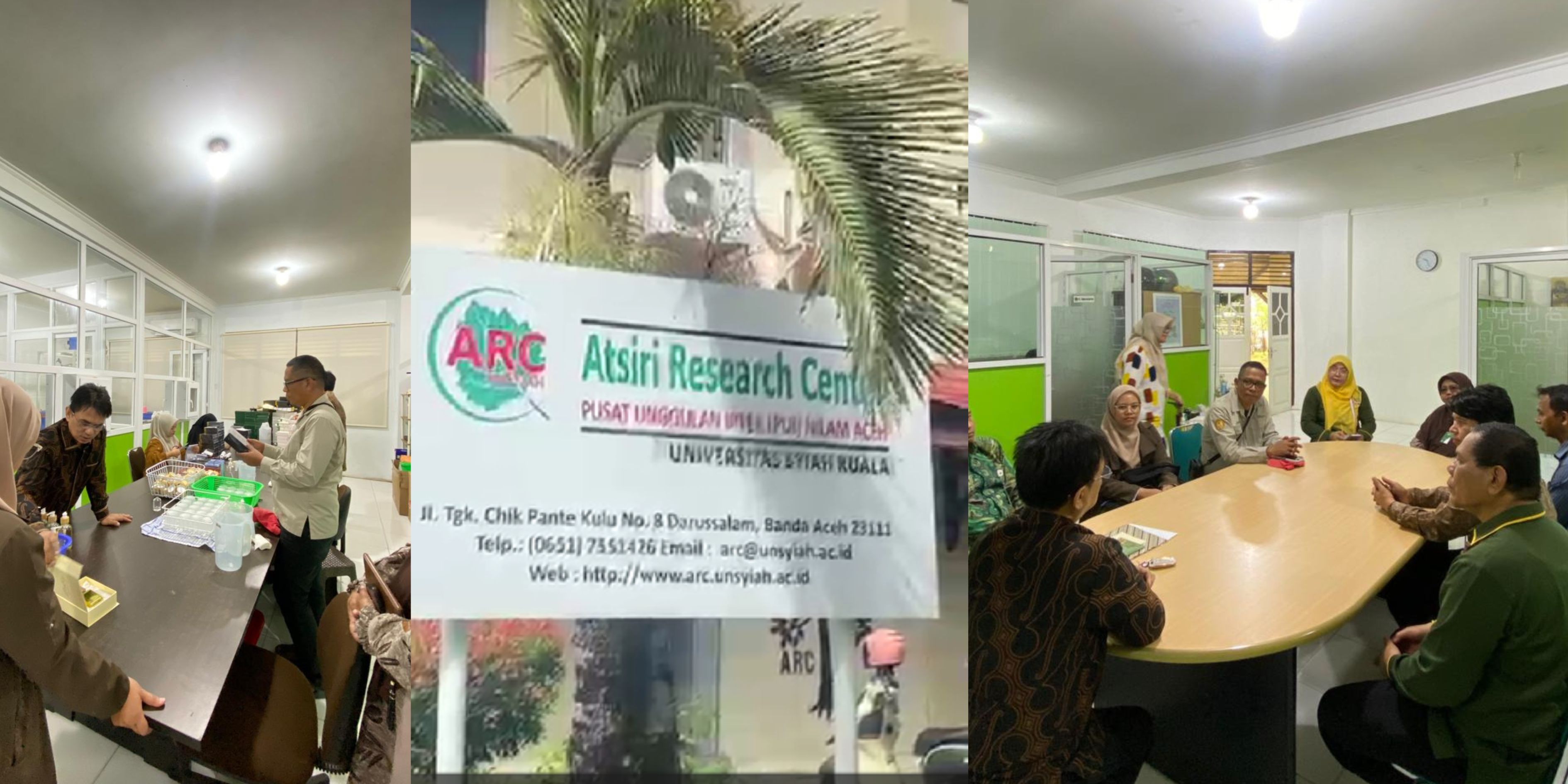 Asesor BAN-PT Lakukan Peninjauan Fasilitas Atsiri Research Center dalam Rangka Asesmen Lapangan Magister Ilmu Peternakan USK